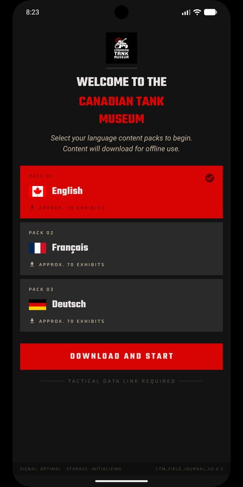 Canadian Tank Museum app