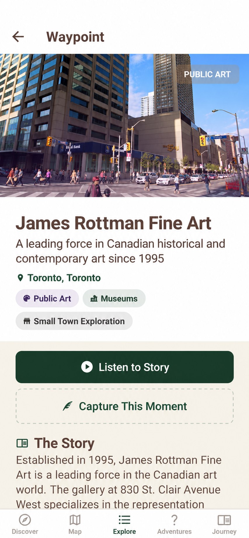 James Rottman Fine Art waypoint detail